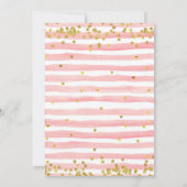 Invitation Route du Baby shower Valentine (Dos)