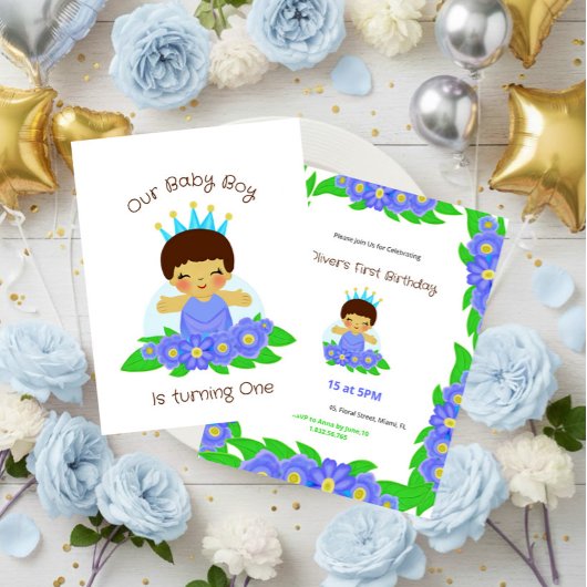Invitation Royal baby boy