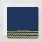 Invitation Royal Blue and Gold Boys Sip and See (Dos)