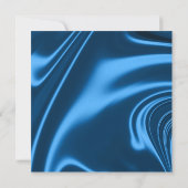 Invitation Royal Blue Diamonds cristal bleu mariage (Dos)