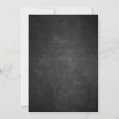 Invitation Royal Blue Rose Chalk Board Fall Engagement Party (Dos)