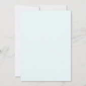 Invitation Royal Blue Striking Botanical Wedding (Dos)