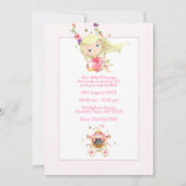 Invitation Royal Carriage Princess Photo Anniversaire (Devant)