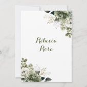 Invitation Royal Castle Princess Silver Sage Green 15 Años (Dos)