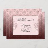 invitation royal de bismillah fiançailles mariage  (Devant / Derrière)