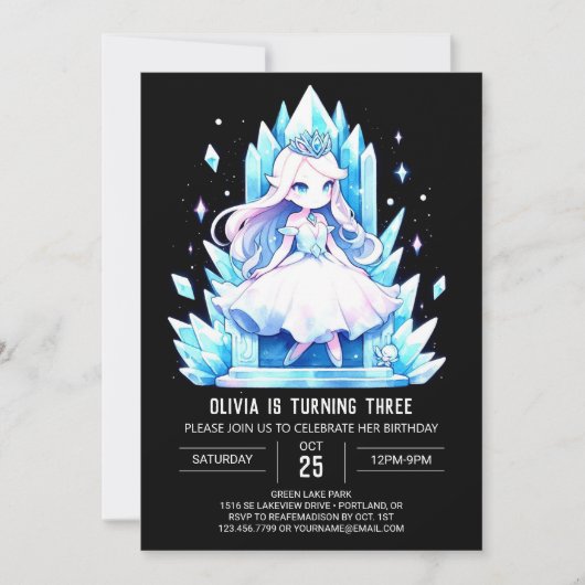 Invitation Royal Dreamy Princess (Devant)