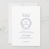 Invitation Royal, Elégant, Mariage (Devant)