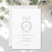 Invitation Royal, Elégant, Mariage