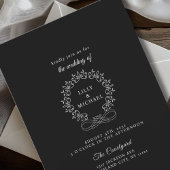 Invitation Royal, Elégant, Mariage