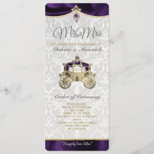 Invitation Royal Fairytale IWedding Program