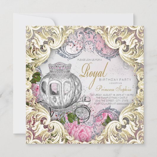 Invitation Royal Fairytale Princess (Devant)