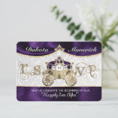 Invitation Royal Fairytale RSVP (Debout devant)