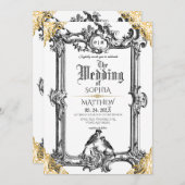 Invitation Royal Fantasy Medieval Wedding  (Devant / Derrière)