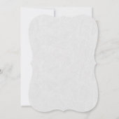 Invitation Royal Gold Art Déco Monogramme Mariage blanc Invit (Dos)