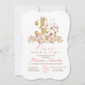 Invitation Royal Little Princess 3e anniversaire (Devant)