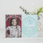 Invitation Royal Little Princess Photo (Debout devant)