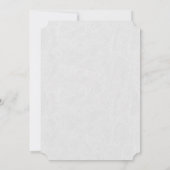 Invitation Royal Or Blanc Art Déco Monogramme Enterrement de  (Dos)