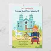 Invitation Royal Prince Boy fête d'anniversaire (Devant)