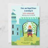 Invitation Royal Prince Boy fête d'anniversaire (Devant)
