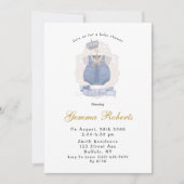 Invitation Royal Prince C'est un Baby shower garçon (Devant)