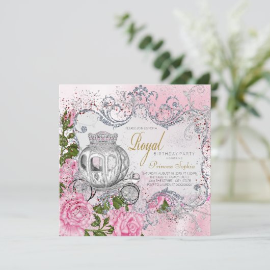 Invitation Royal Princess (Debout devant)