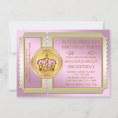 Invitation Royal Princess (Devant)