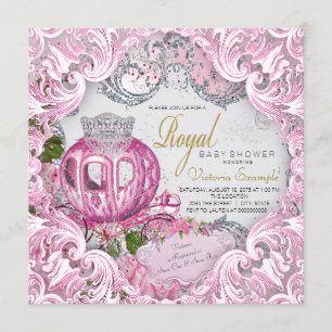 Invitation Royal Princess Baby Girl Douche