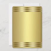 Invitation Royal Purple and Gold Birthday Party (Dos)