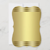 Invitation Royal Purple and Gold Birthday Party (Dos)