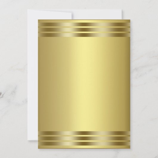 Invitation Royal Purple and Gold Engagement Party (Dos)