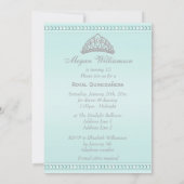 Invitation Royal Quinceañera Princess Coach & Sparkle Heels (Dos)