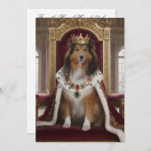 Invitation Royal Sheltie (Devant / Derrière)