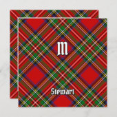 Invitation Royal Stewart Tartan (Devant / Derrière)