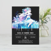 Invitation Royal Whimsy Princess Anniversaire (Debout devant)