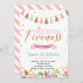 Invitation royale à l'anniversaire du fief (Devant / Derrière)