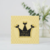 Invitation royale d'anniversaire d'affaire de (Debout devant)