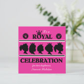 Invitation royale d'anniversaire de princesse (Debout devant)