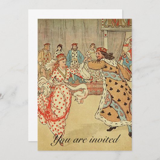 Invitation royale de boule (Devant / Derrière)