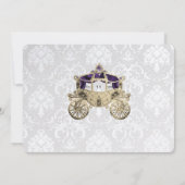 Invitation Royale de Conte de Fées (Dos)