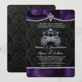 Invitation Royale de Conte de Fées (Devant / Derrière)