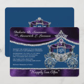 Invitation Royale de Conte de Fées (Devant / Derrière)