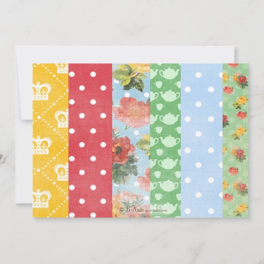 Invitation royale de partie de thé (Dos)