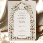 Invitation Royale Victorienne Garden Wedding<br><div class="desc">Découvrez la grandeur d'antan avec notre ensemble d'invitation de mariage Royal Victorian Garden. Cette suite dégage un charme noble, avec un délicat motif de roses victoriens classiques dans une palette de roses douces, de blancs crémeux et de verts luxuriants, accentués par de riches rouleaux d'or. L'arrière-plan poursuit ce thème floral...</div>