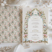 Invitation Royale Victorienne Garden Wedding