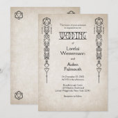 Invitation RPG D20 N'importe quel Mariage de gamer couleur (Devant / Derrière)