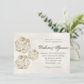 Invitation RPG Luxe | Gold Smoke Imaginaire Tabletop Gamer Di (Debout devant)