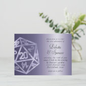 Invitation RPG Luxe | Joueur Joueur de rôle de tableau de feu (Debout devant)