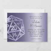 Invitation RPG Luxe | Joueur Joueur de rôle de tableau de feu (Devant)