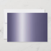 Invitation RPG Luxe | Lampe à découpe à feuilles violettes (Dos)