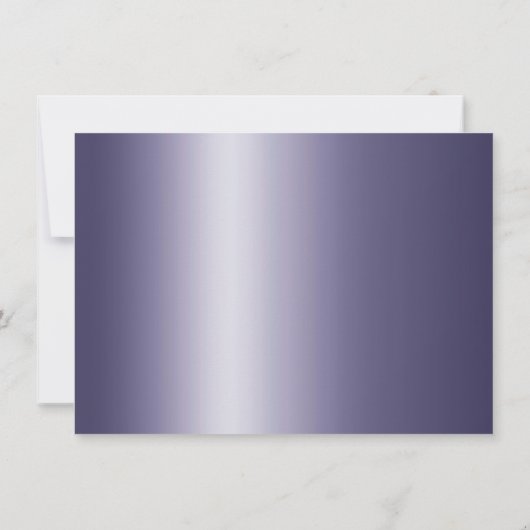 Invitation RPG Luxe | Lampe à découpe à feuilles violettes (Dos)